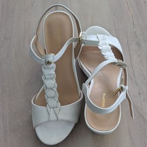 Liz Claiborne NY Leather Wedges